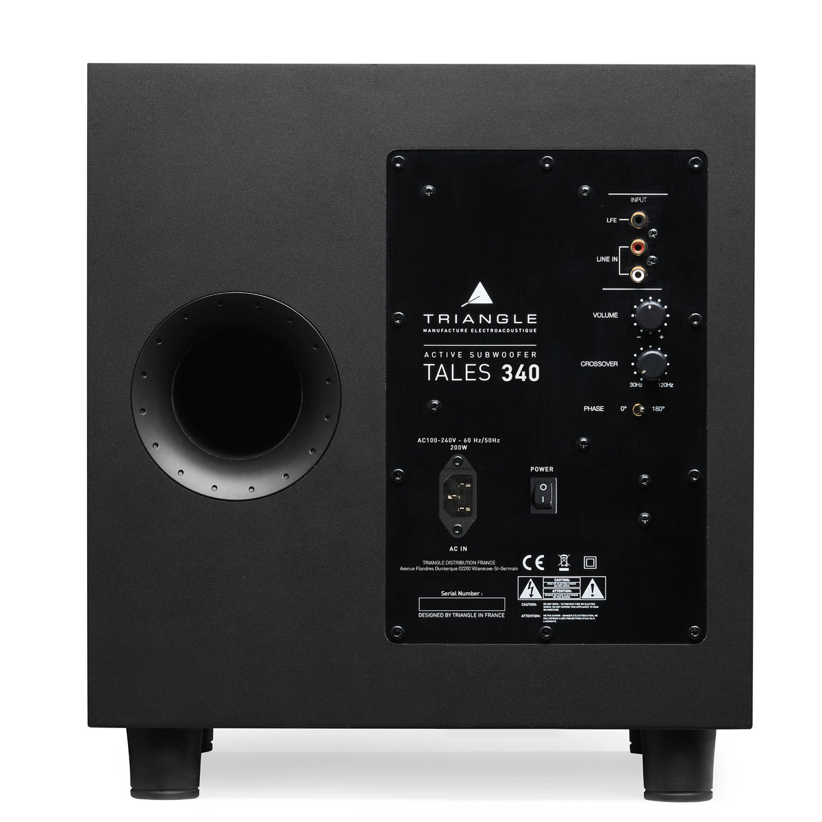 Triangle Tales 340 Matte Black - angle