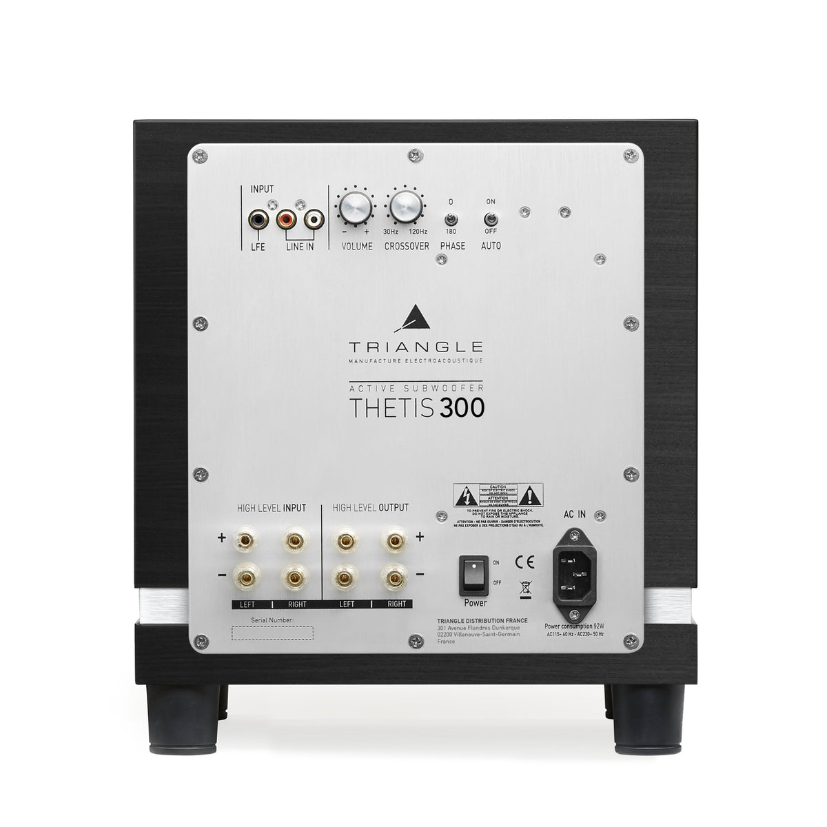 Triangle Thetis 300 Black Ash - angle