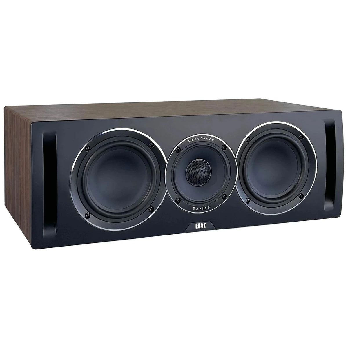Elac Uni-Fi Reference UCR52 Center Channel Speaker - Satin Black, Walnut Sides
