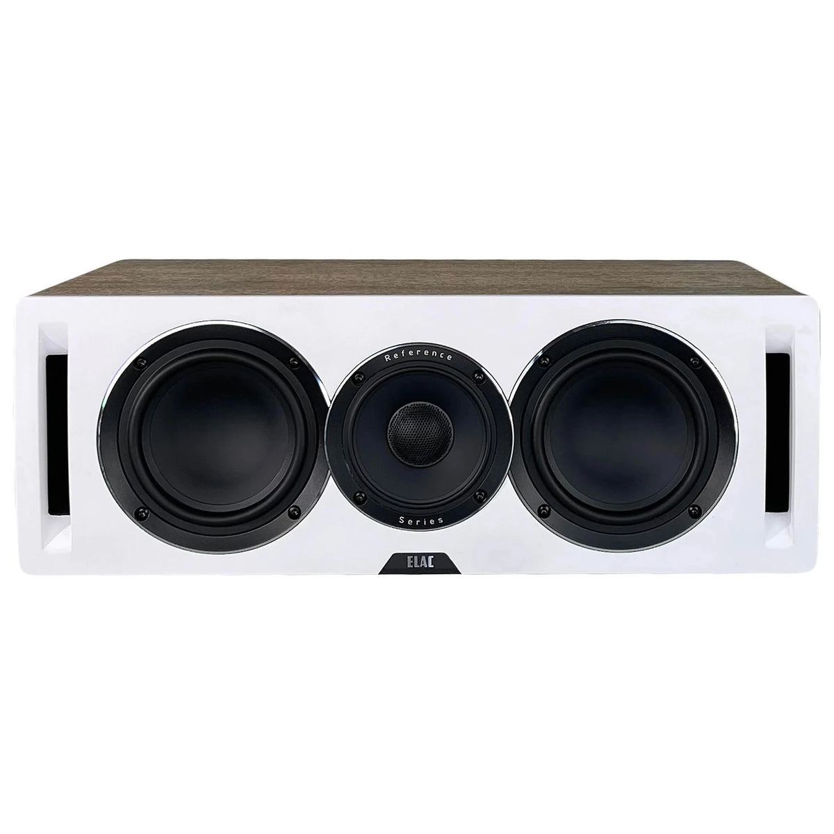Elac Uni-Fi Reference UCR52 Center Channel Speaker - Satin White, Oak Sides