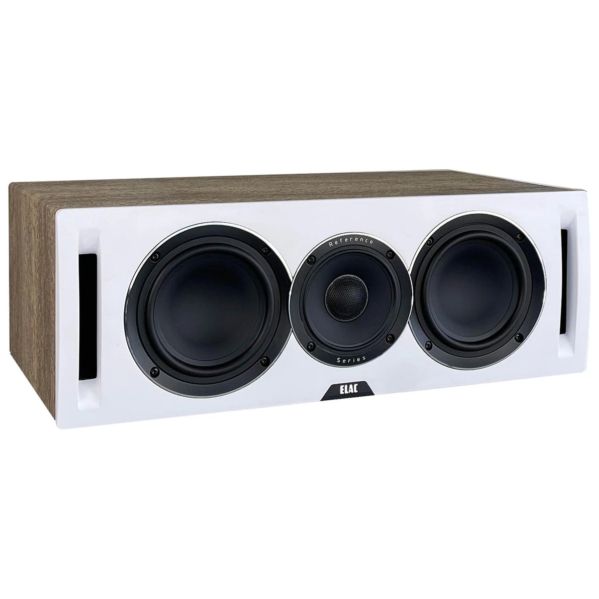 Elac Uni-Fi Reference UCR52 Center Channel Speaker - Satin White, Oak Sides