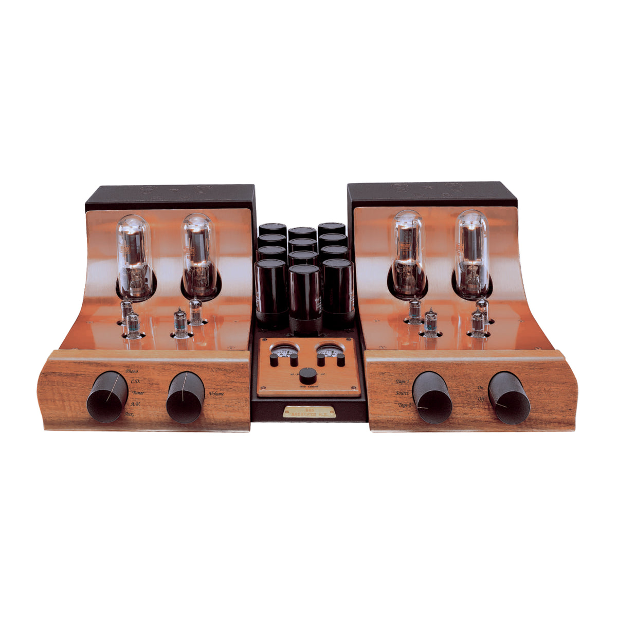 Unison Research Absolute 845 SE Dual Mono Stereo Integrated Valve Amplifier Cherry