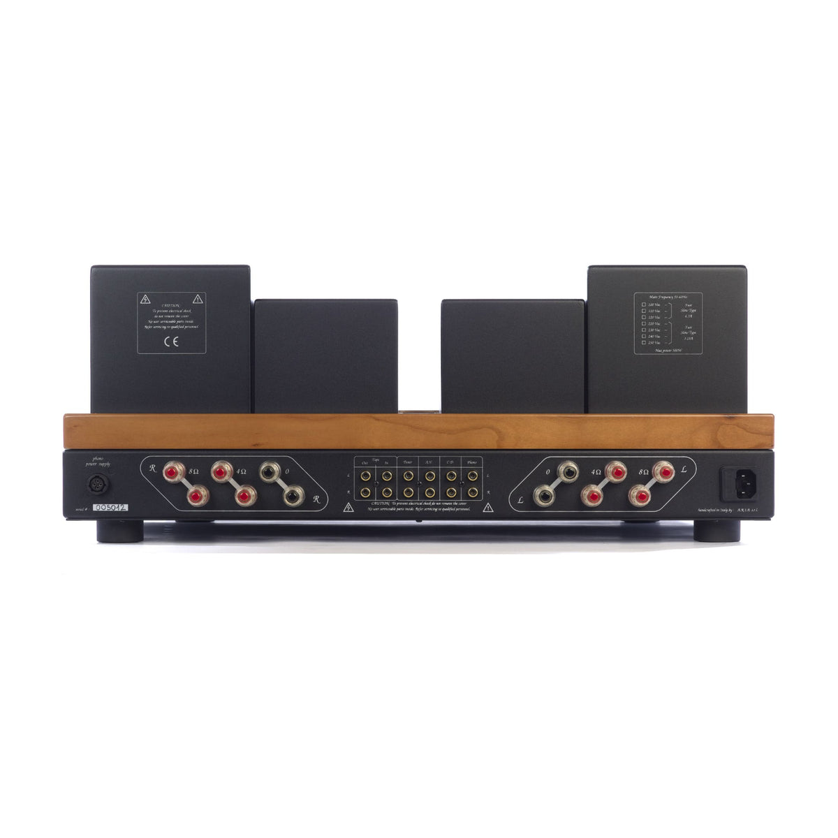 Unison Research Performance Anniversary Dual Mono Stereo Integrated Valve Amplifier Mahogany