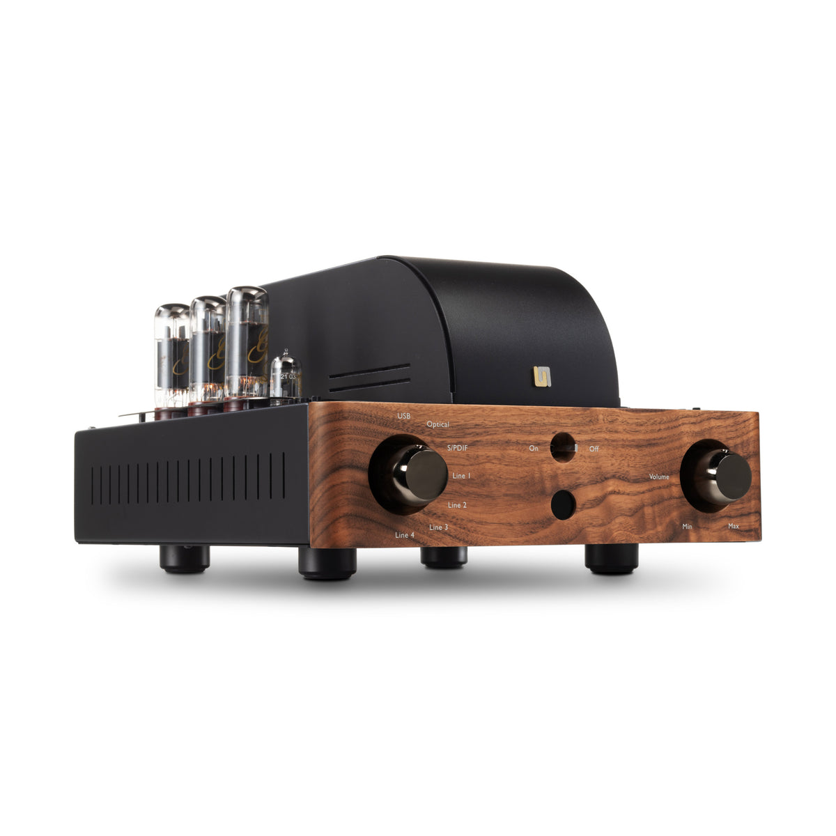 Unison Research S6 Black Edition Integrated Valve Amplifier Walnut
