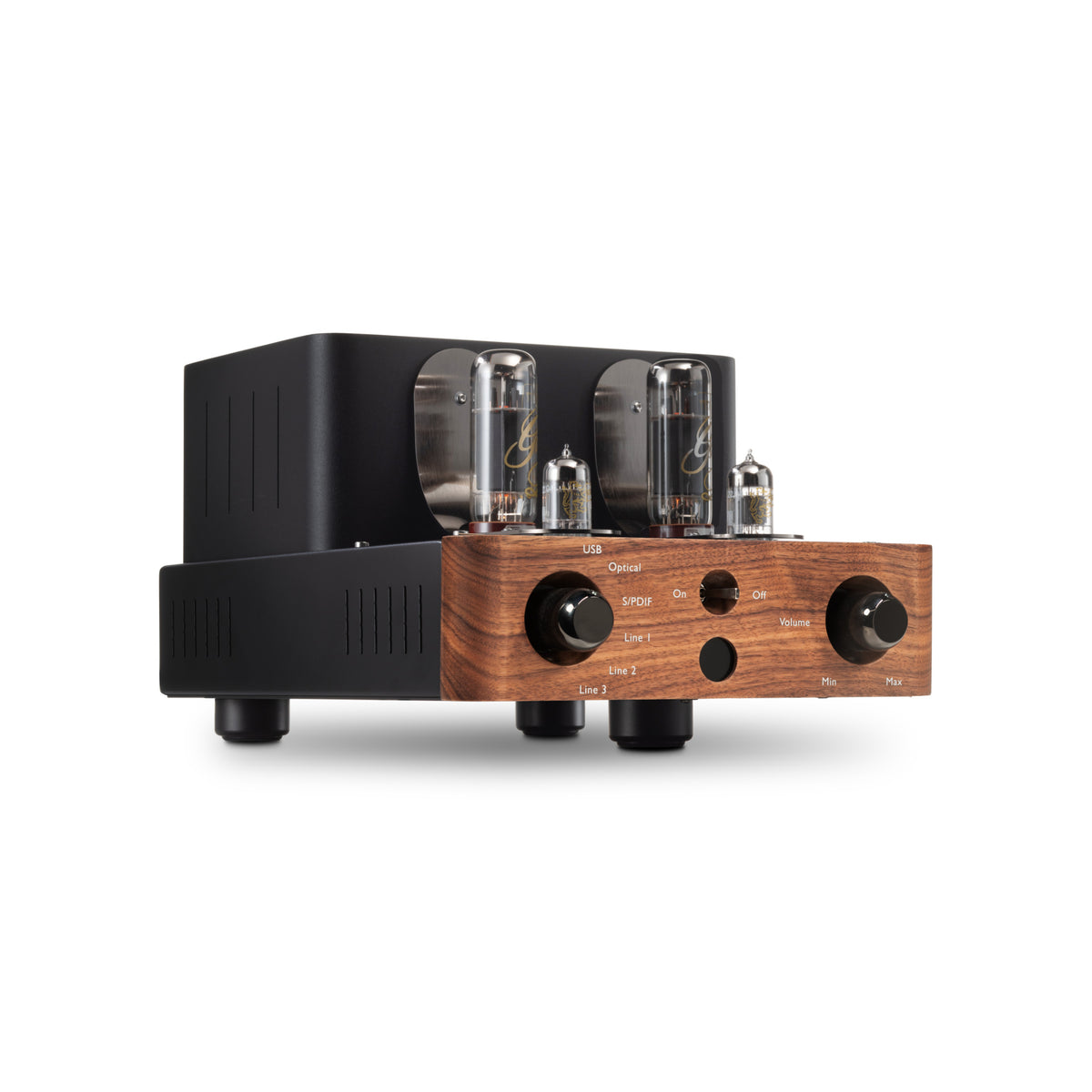Unison Research Simply Italy Black Edition Integrated Valve Amplifier Walnut
