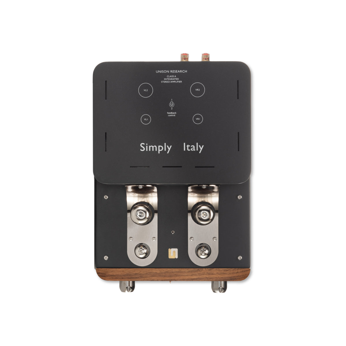 Unison Research Simply Italy Black Edition Integrated Valve Amplifier Walnut