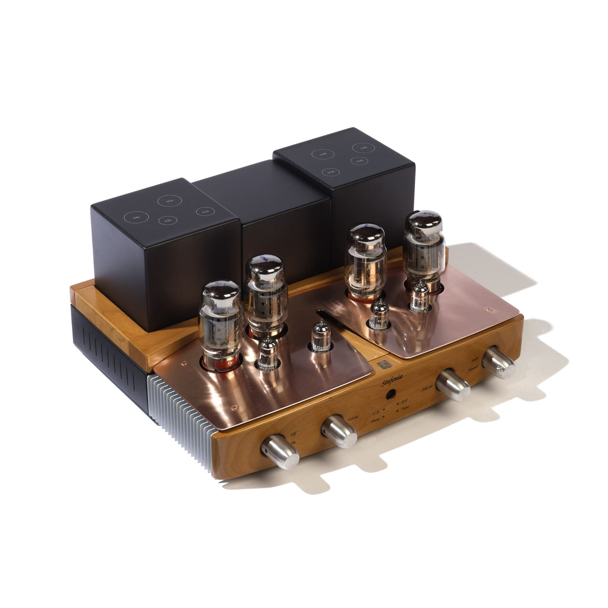 Unison Research Sinfonia Anniversary Dual Mono Stereo Integrated Valve Amplifier Cherry