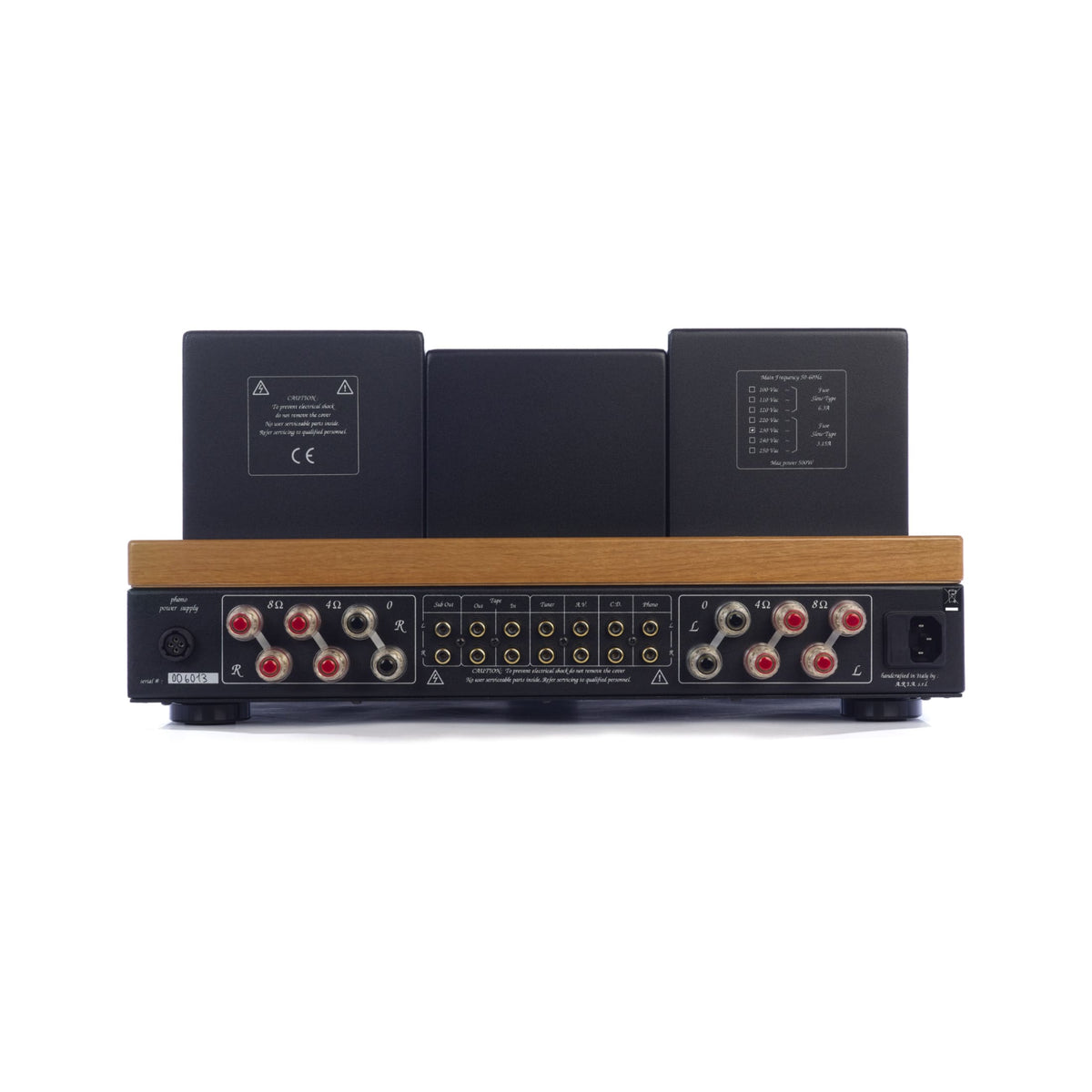 Unison Research Sinfonia Anniversary Dual Mono Stereo Integrated Valve Amplifier Cherry