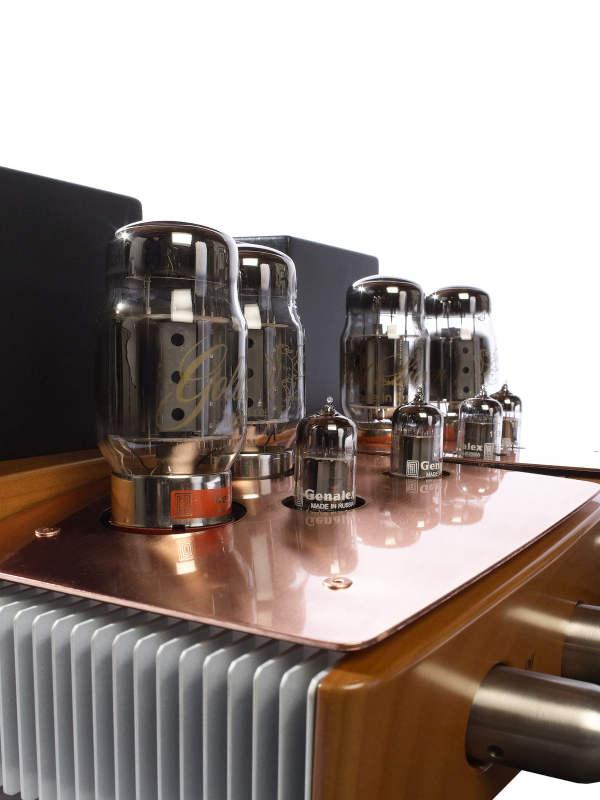 Unison Research Sinfonia Anniversary Dual Mono Stereo Integrated Valve Amplifier Cherry