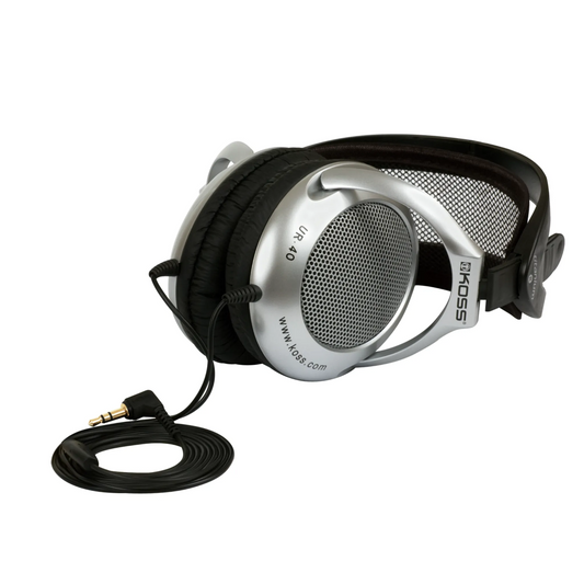 KOSS UR40 Silver (Like New) Over-Ear Headphones