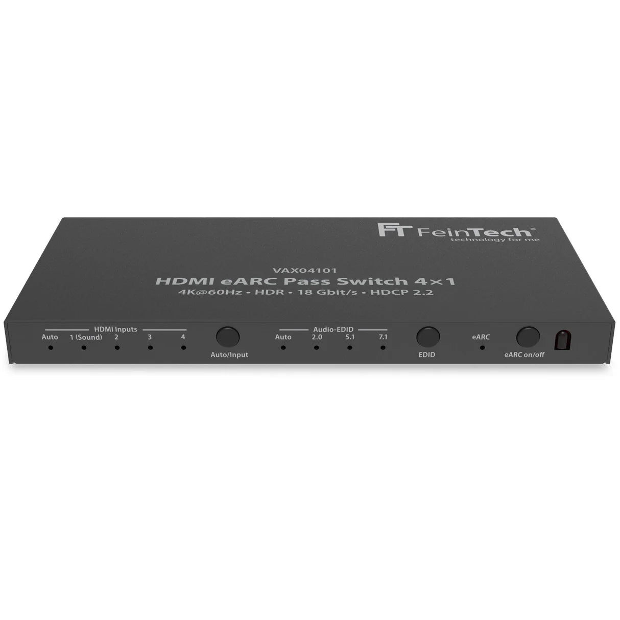 FeinTech VAX04101A HDMI eARC Pass Switch 4x1 for Soundbar