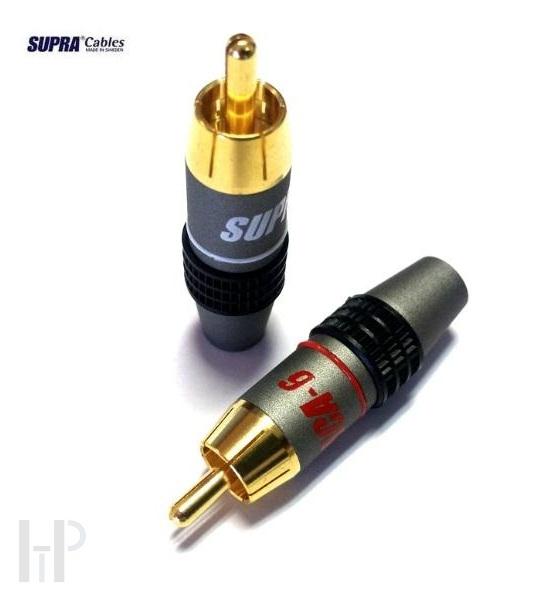 SUPRA RCA-6 connector pair