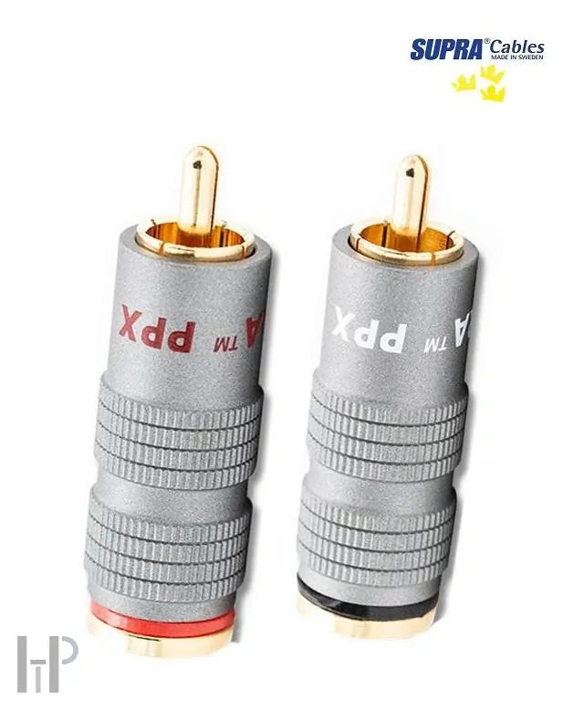 SUPRA PPX RCA Audio Connectors (1 pair)