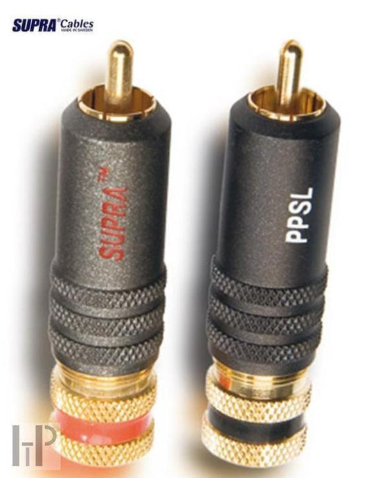 SUPRA PPSL RCA Connector (1 pair)