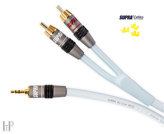 SUPRA Biline MP-2RCA 1m audio cable