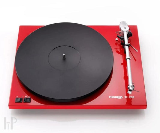 Thorens TD 203 High Gloss Red Turntable with TAS 252 cartridge