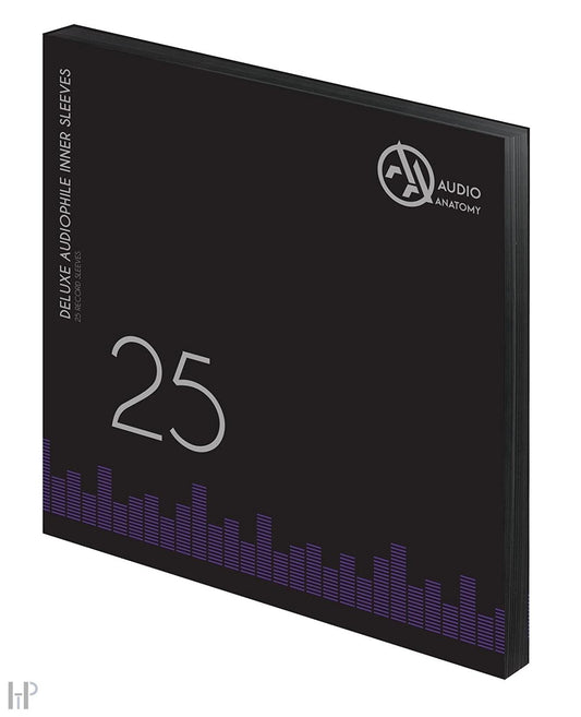 Audio Anatomy INNER SLEEVES 12″ Black for LP´s