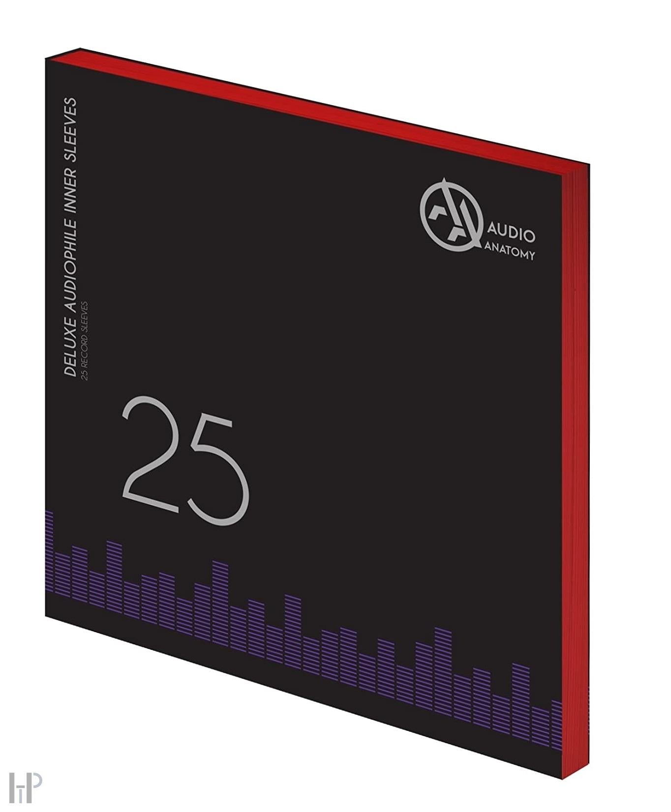 Audio Anatomy INNER SLEEVES 12″ Red for LP´s