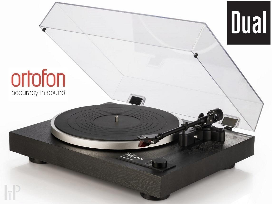 DUAL CS 418 Turntable with Ortofon 2M Red Phono Cartridge