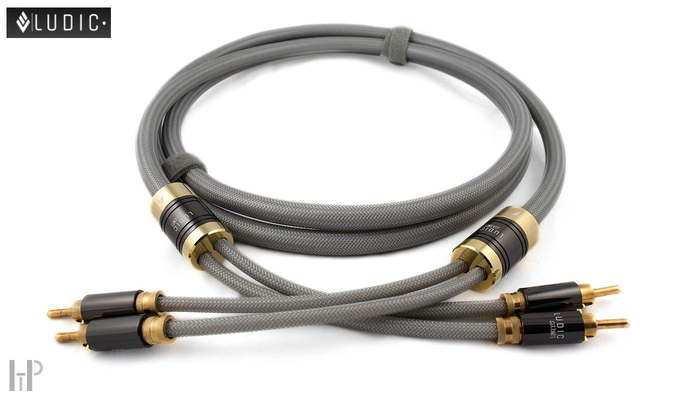 Ludic - Magica Loudspeaker Cable set 2m