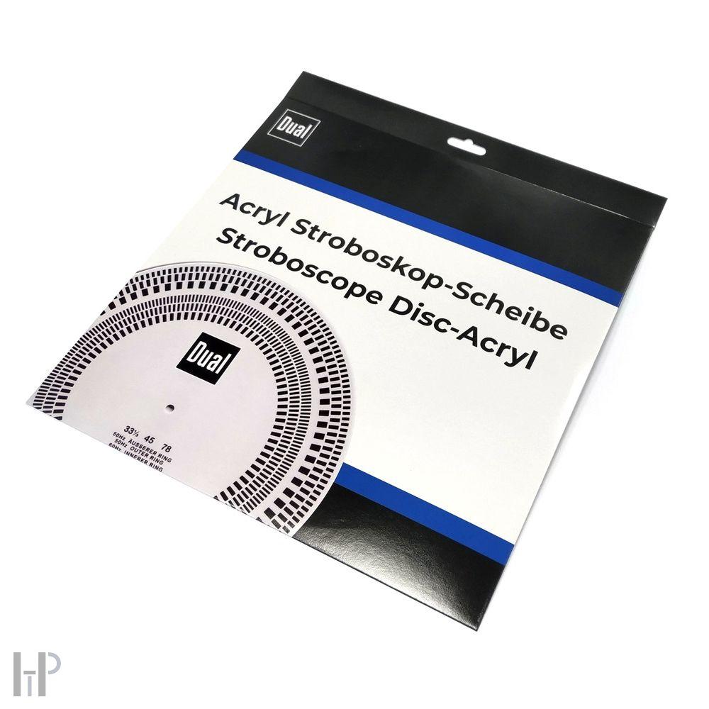 DUAL Stroboscope Disc - Acryl for Turntable Setup