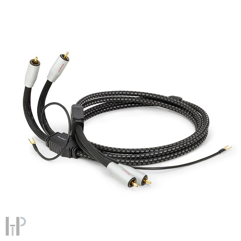 Pangea Premier XL Phono 1,25m RCA Audio Cable for Turntable