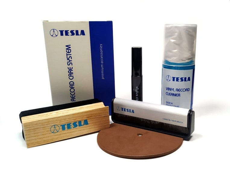 TESLA Vinyl Record Care 6v1 LP and cartridge cleaning and maintenance kit