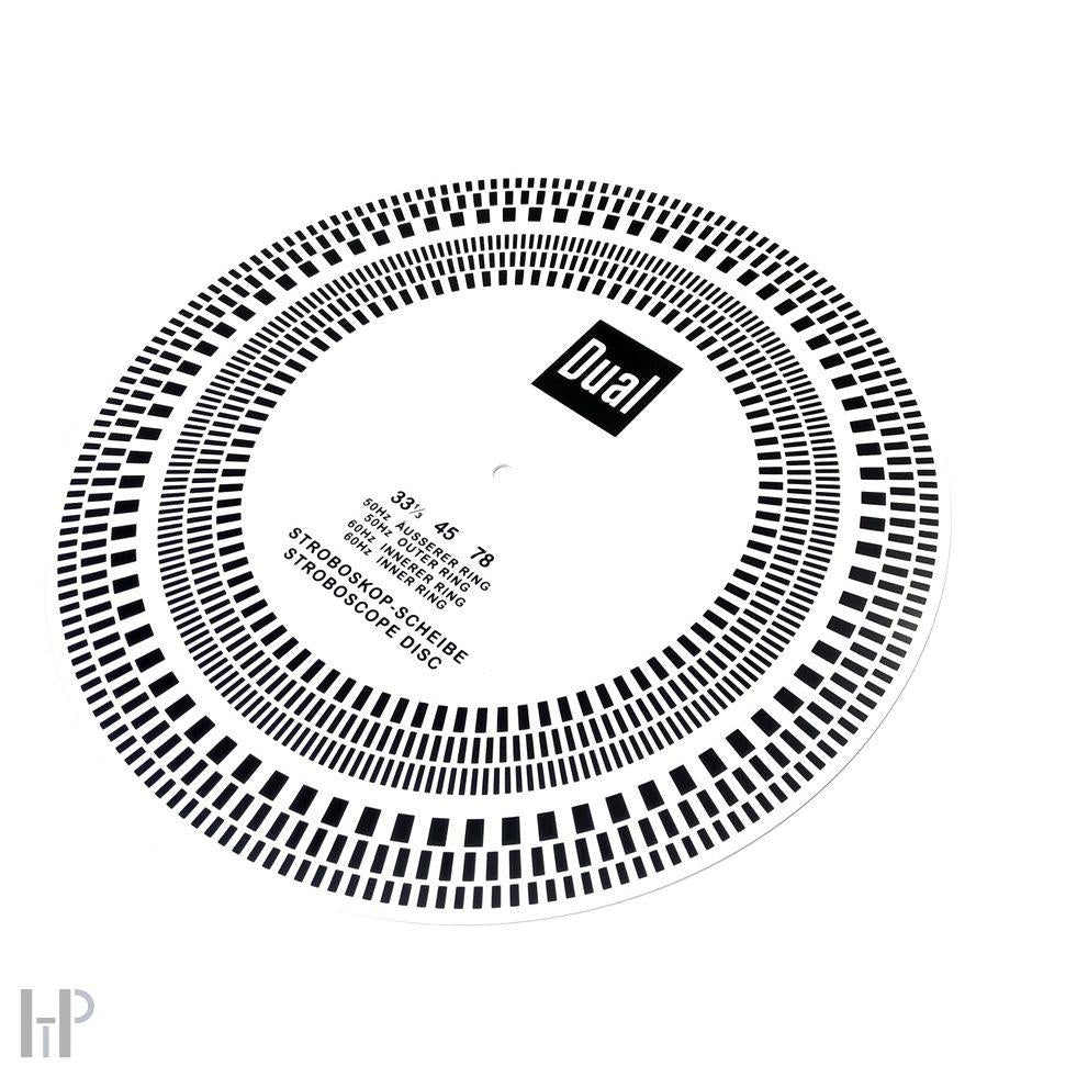 DUAL Stroboscope Disc - Acryl for Turntable Setup