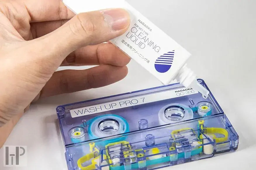 Nagaoka QC-300 Cassette Head Cleaner / Wet Dry Cleaning Tape WASH UP PRO7