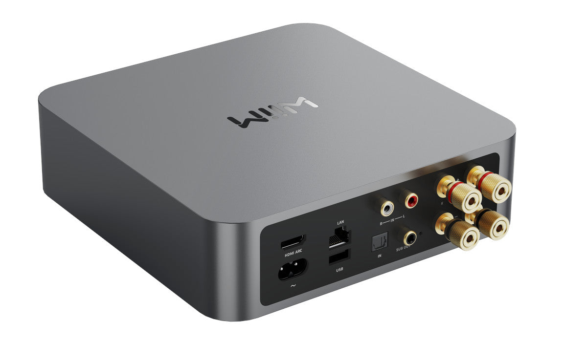 WiiM Amp Streaming Amplifier - Space Gray