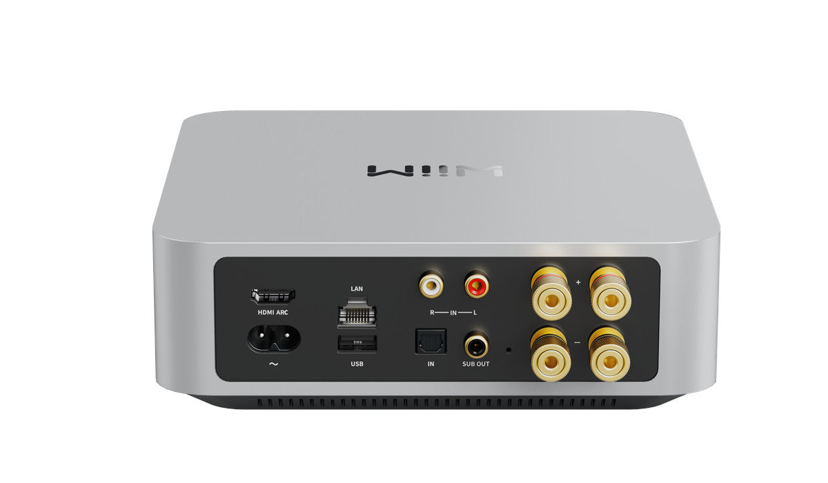 WiiM Amp Streaming Amplifier - Silver