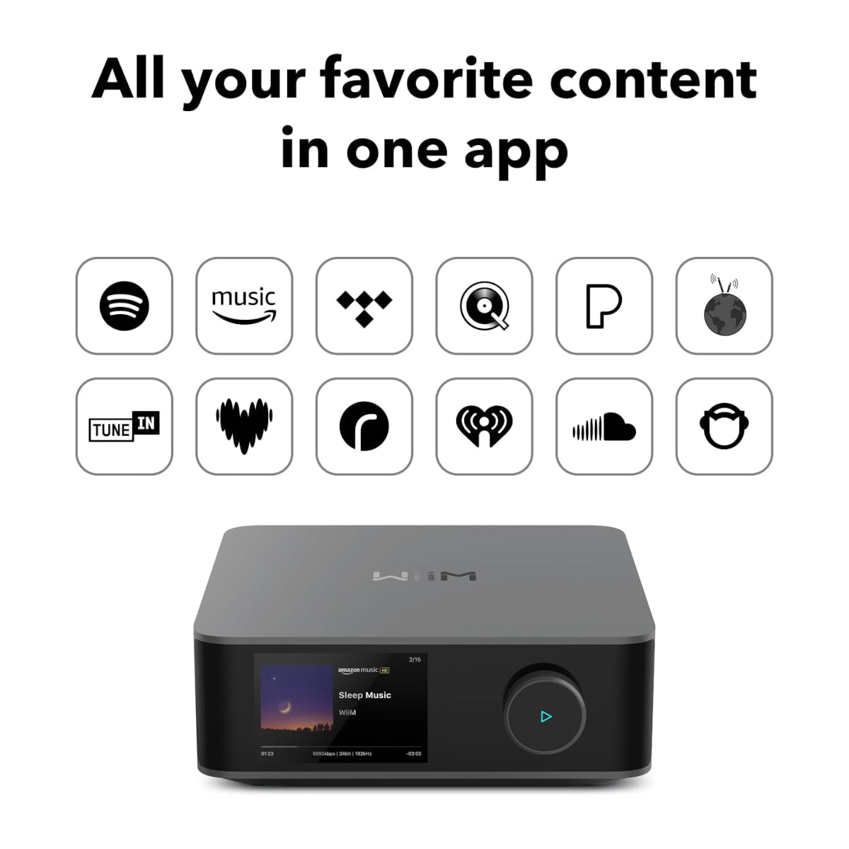 WiiM Amp Ultra Streaming Amplifier - Silver