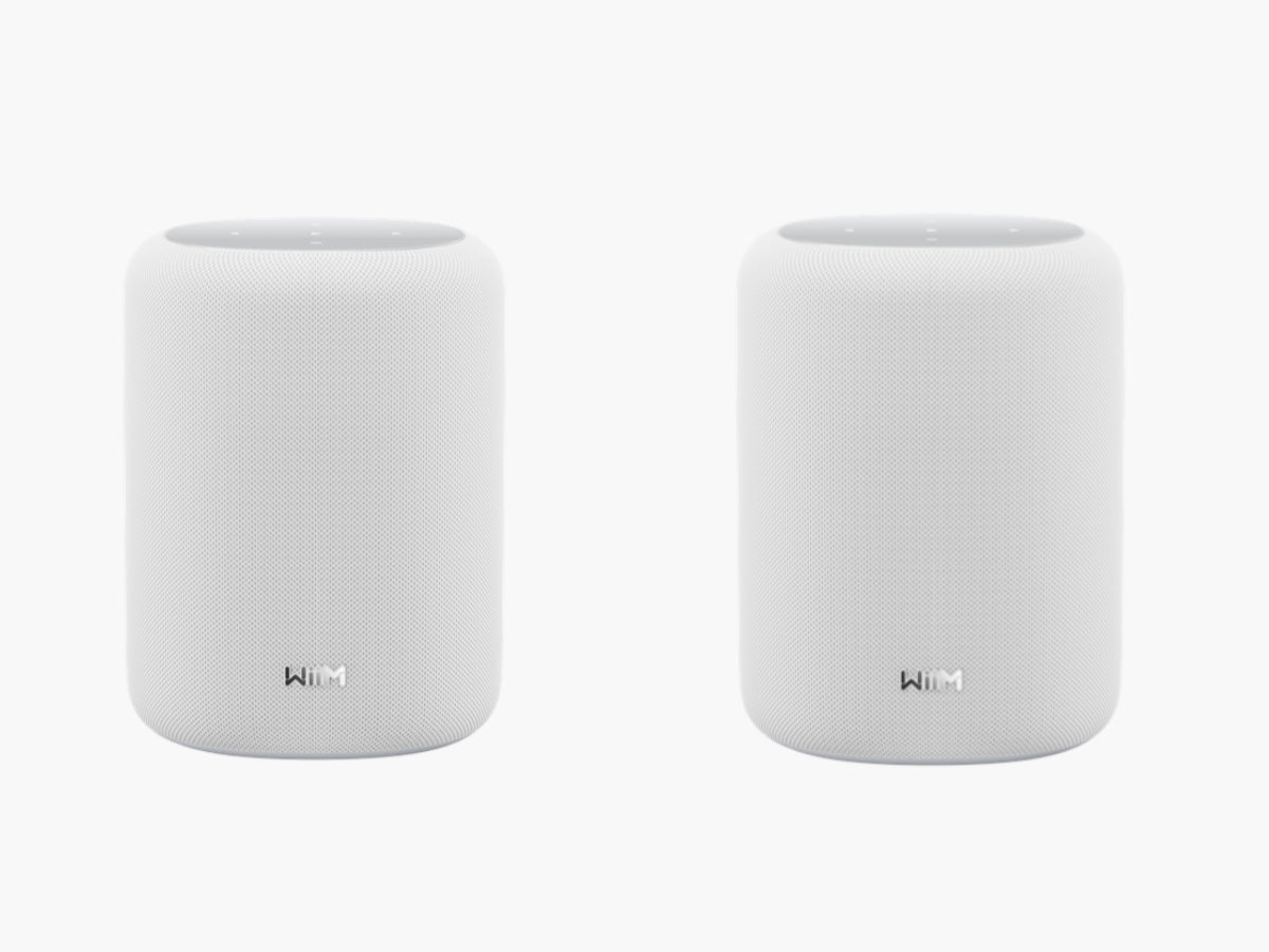 WiiM Sound Lite Stereo Pack Smart Speakers (1 Pair) - White