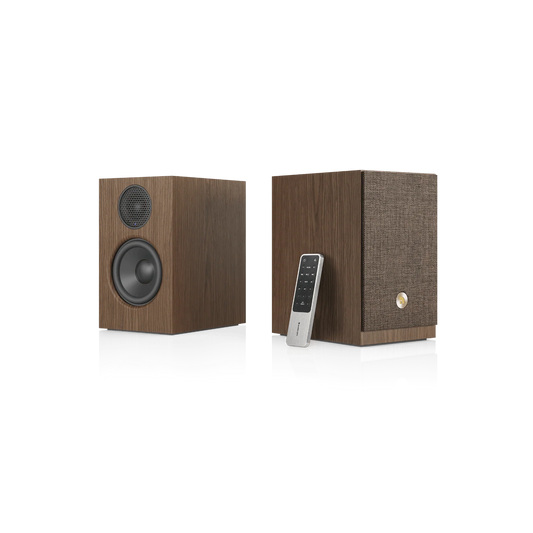 Audio Pro A28 W Active Bookshelf Speakers (1 Pair) - Walnut