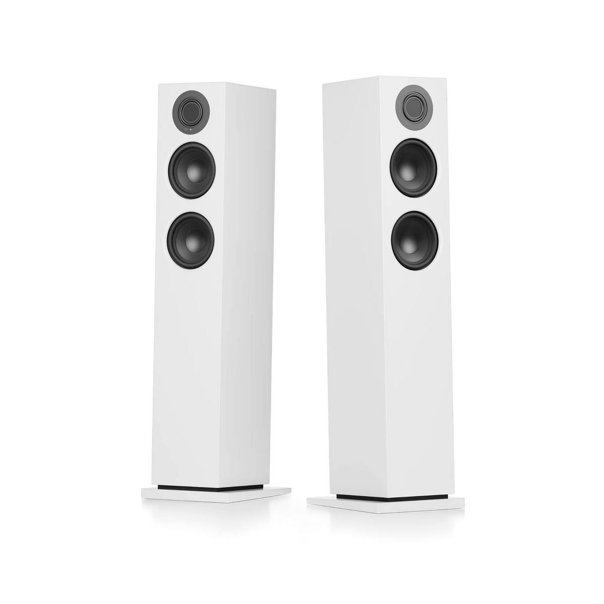 Audio Pro A48 W Active Floorstanding Speakers (1 Pair) - White