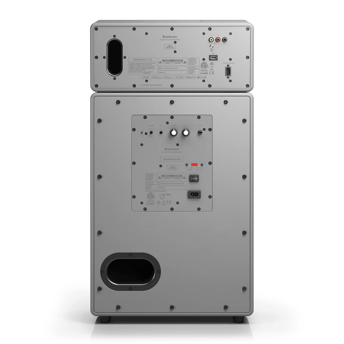 Audio Pro Drumfire II W Active Speaker with Subwoofer - Grey