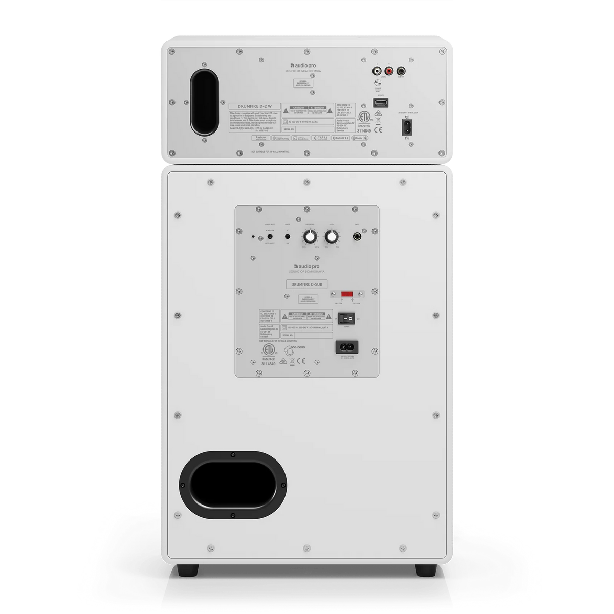 Audio Pro Drumfire II W Active Speaker with Subwoofer - White